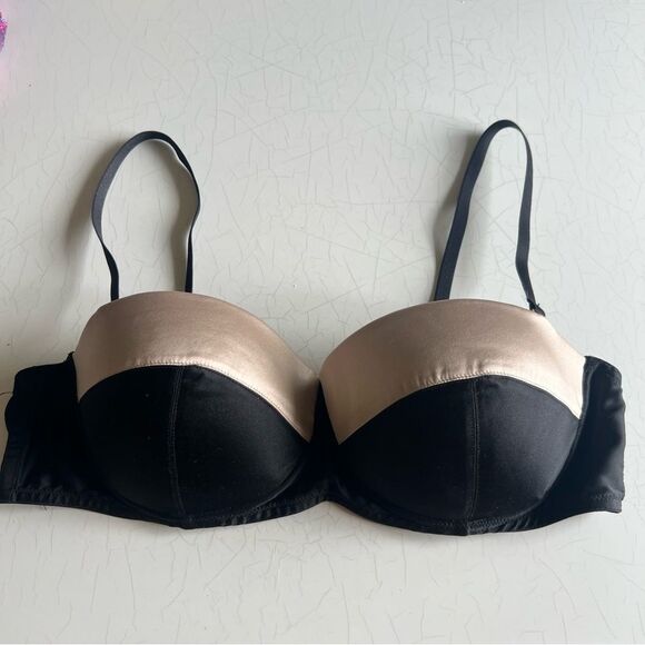 Kiki de Montparnasse - 36D Champagne and Black Muse Molded Bra BR113 - Picture 2 of 9